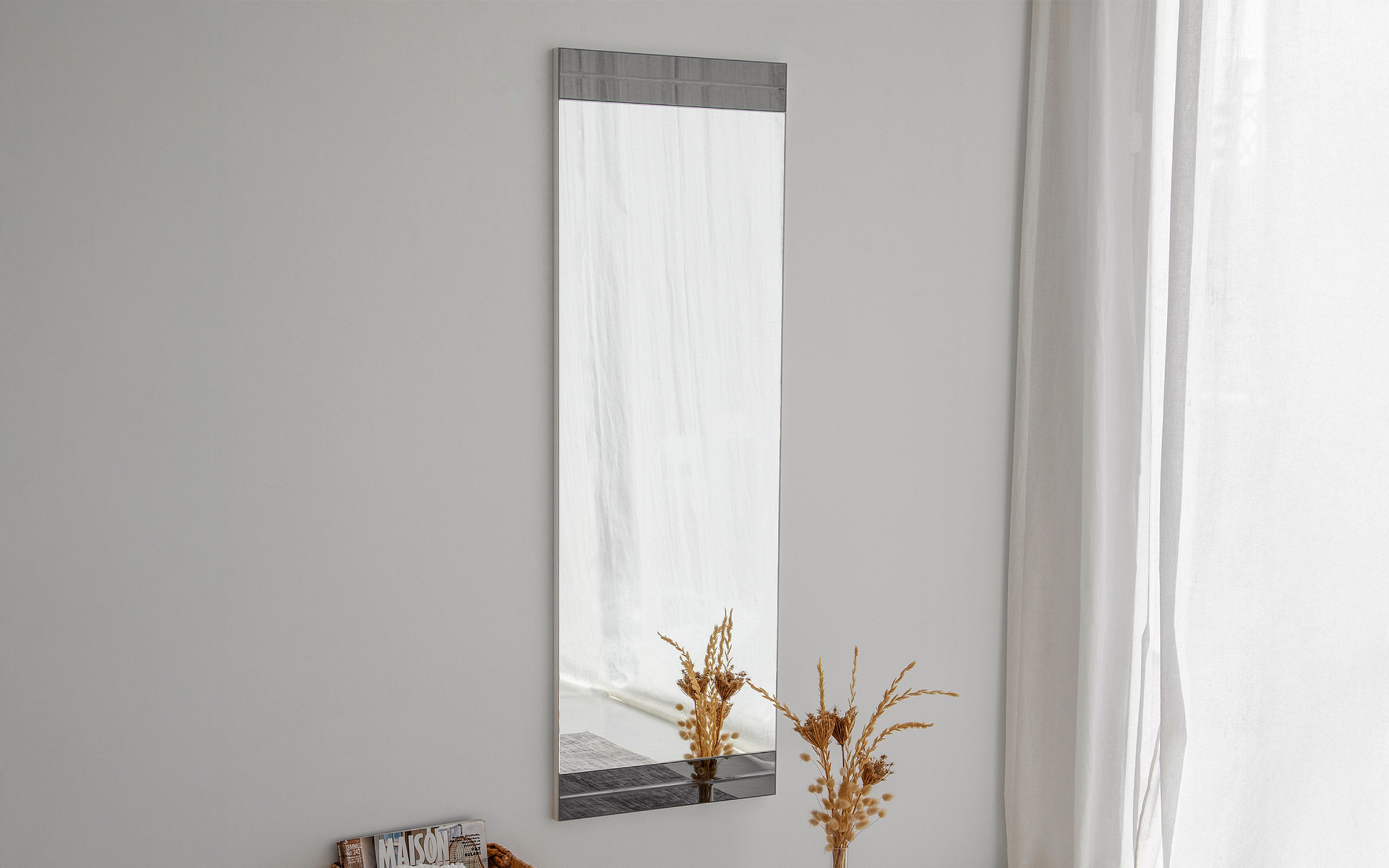 Mirror 40/120 cm Ashwood, white  1